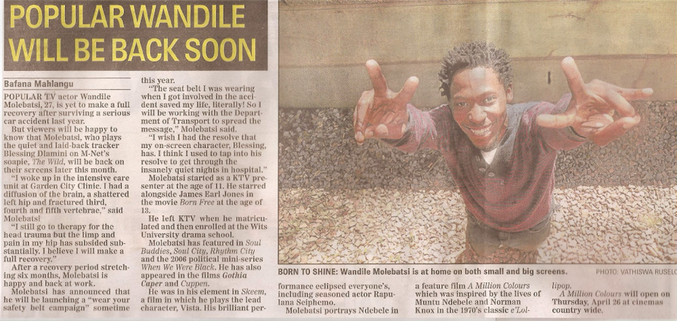 Popular Wandile will be back soon